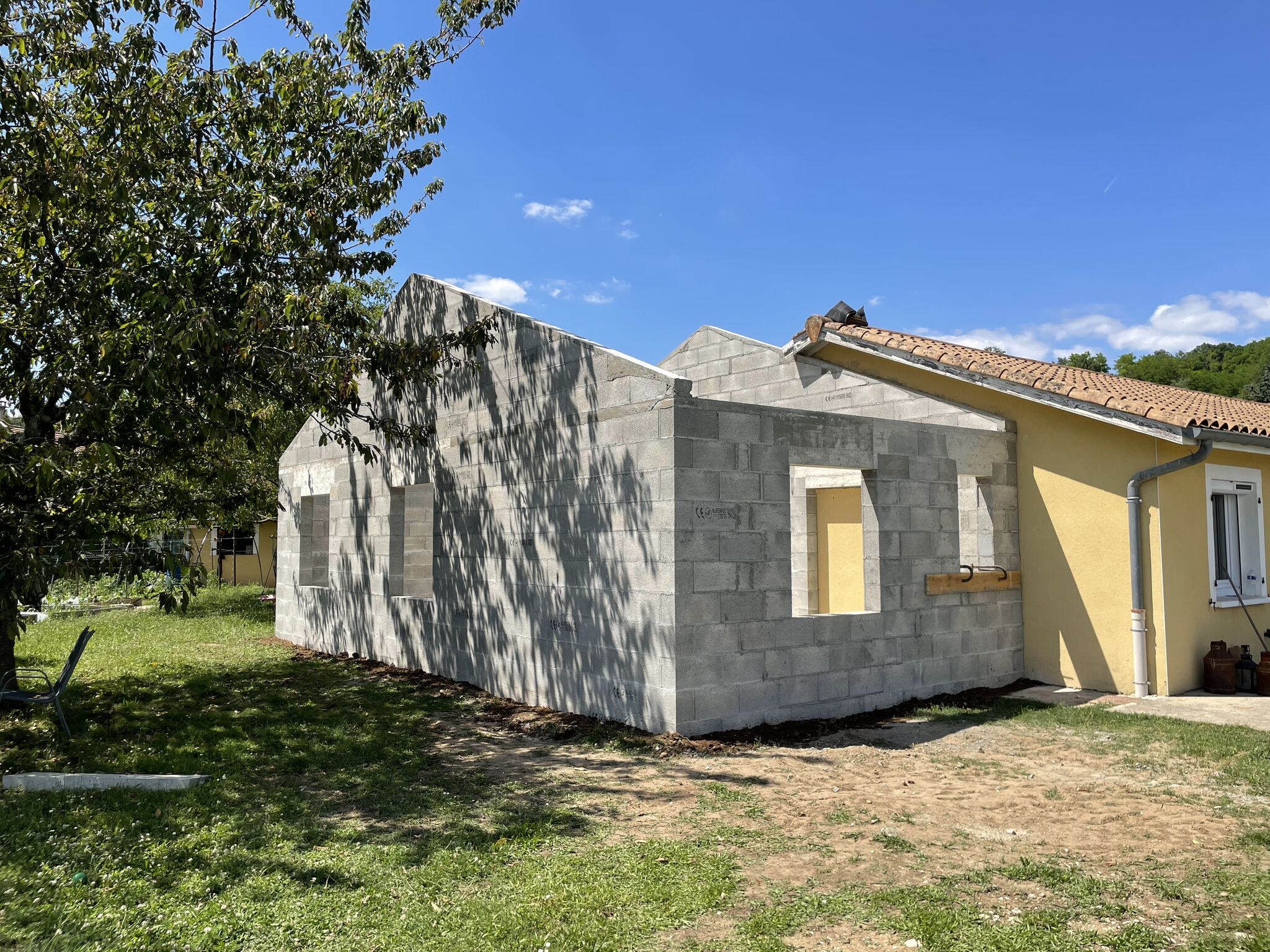 Réalisation d’un agrandissement de 50 m² (chambres et WC) sur la commune de Bourg-Saint-Christophe (01) - GTGC