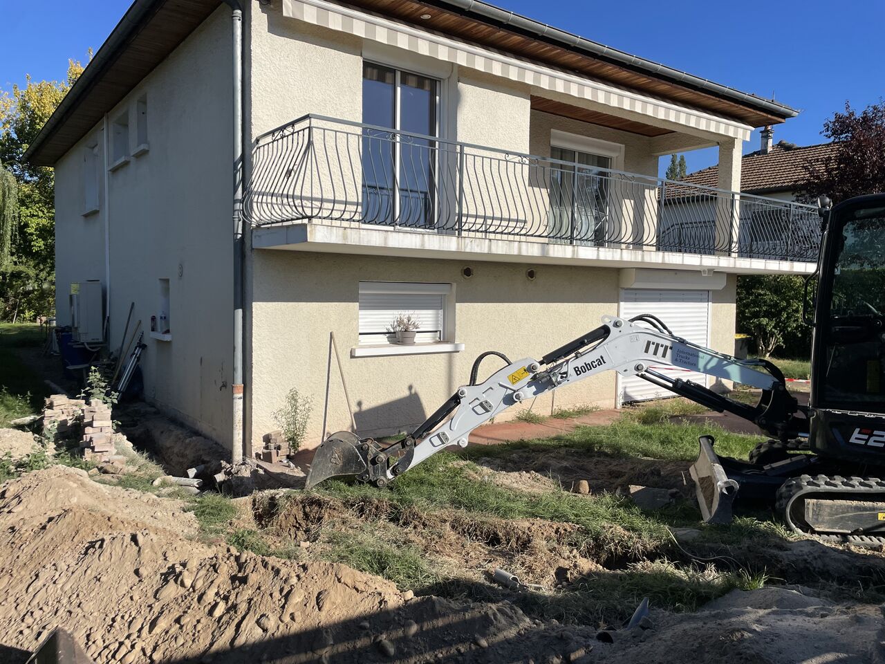 Réalisation de la réfection d’un réseau d’EU dans le cadre d’un dossier d’assurance sur la commune de Saint-Romain-de-Jalionas (38)-3